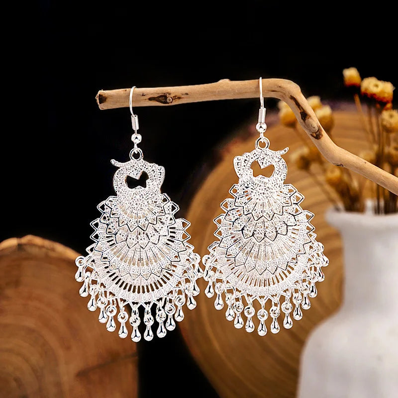 Peacock Earrings