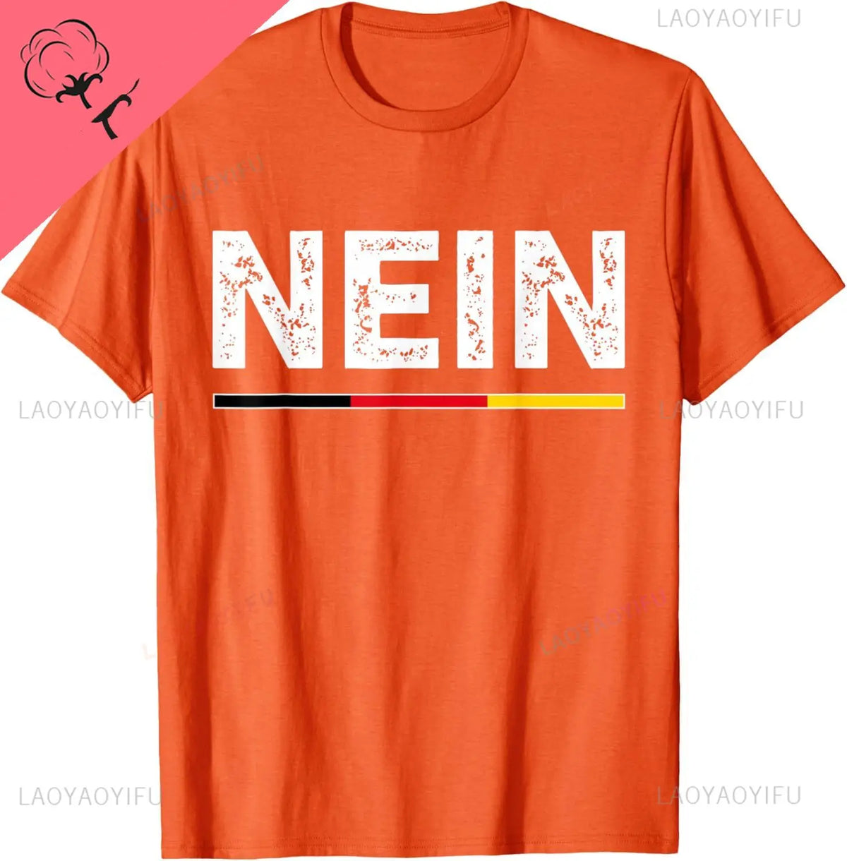 Nein German No Saying Funny Germany Vintage  T-Shirt