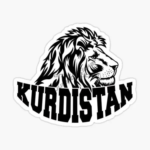 Kurdistan Flag Map Emblem Stickers
