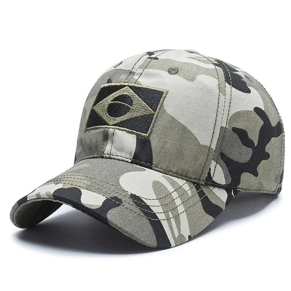 Brazil Flag Baseball Cap for Men