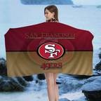 San Francisco 49er Team Big Microfiber Beach Towels