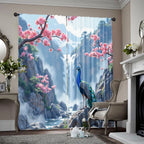 Peacock Party Curtains