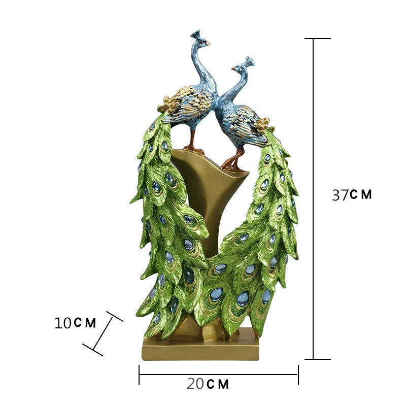 European Peacock Ornaments