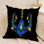 Ukraine Flag Aesthetic Cushion Cover Pillow