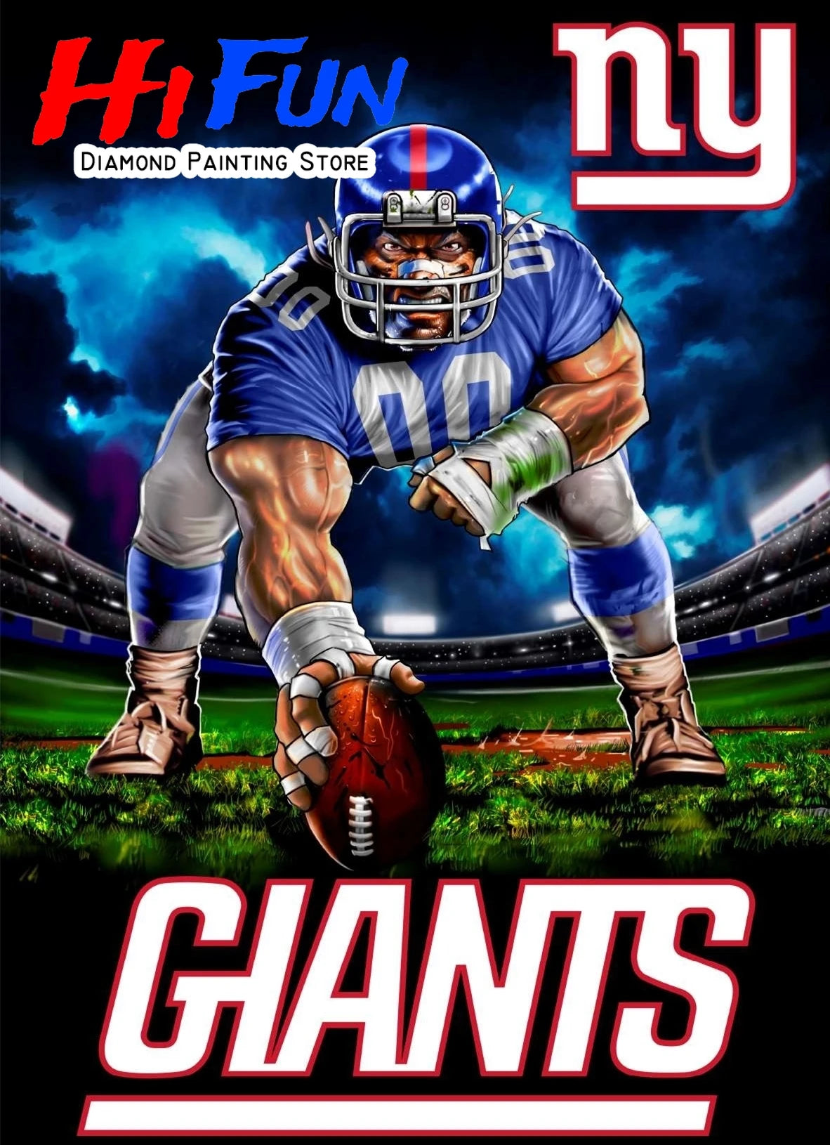 DIY Diamond Painting Football Team
