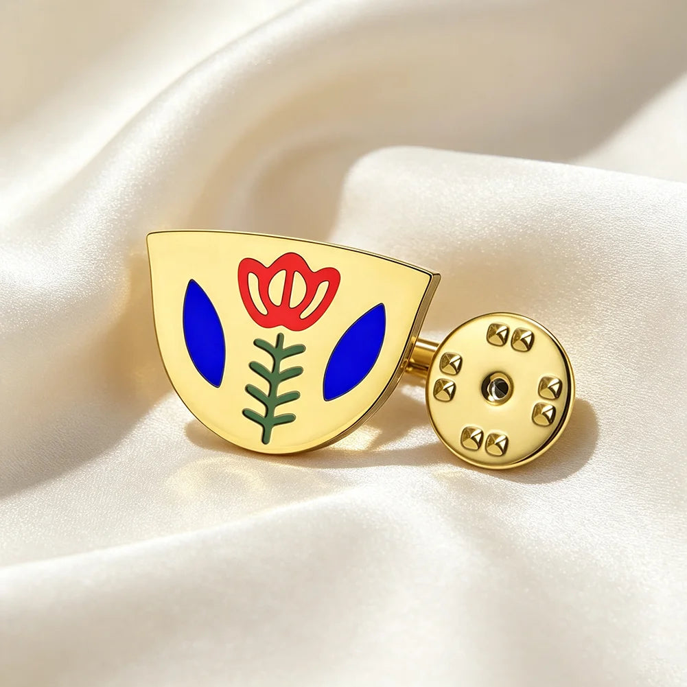 Arabic Coffee Brooch