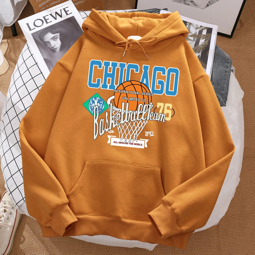 Chicago Basketball Team 76 All Around The World Hoody