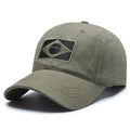 Brazil Flag Sun Protection Cap