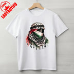 Palestine T Shirt Keffiyeh