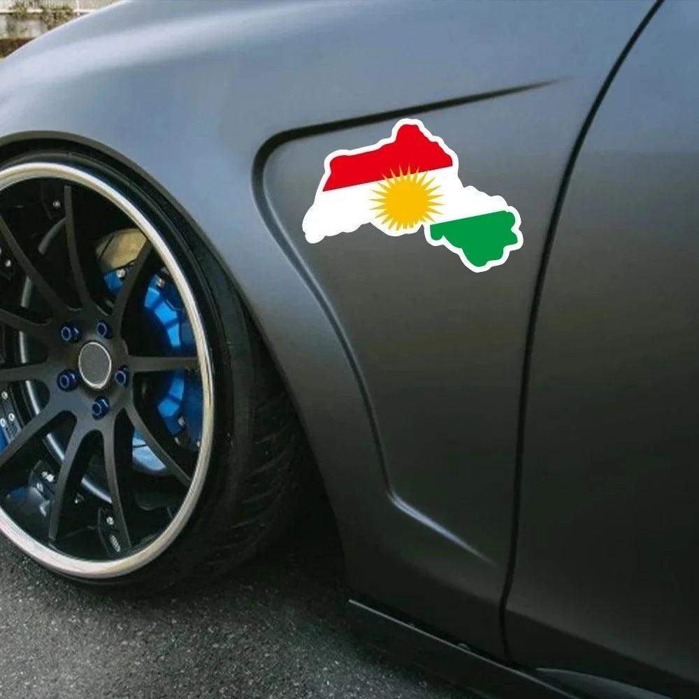 Kurdistan Kurds Map Creative Stickers Car