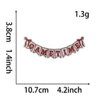 6pcs/set Rugby Ironing Patches