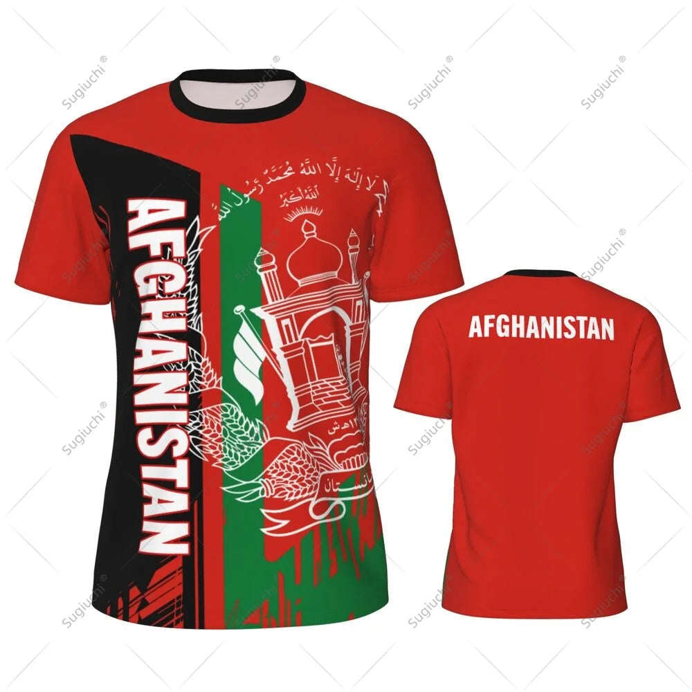 Afghanistan Flag Men Sports T-shirt