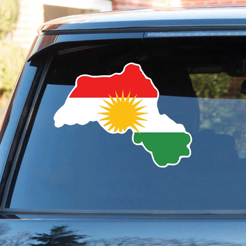 Kurdistan Map Sticker