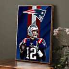 T-Tom Rugby B-Brady Poster Room Bar Cafe Decor Stickers Wall