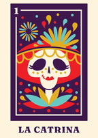 Mexican Skeleton Wall Art Canvas Painting Day of The Dead
