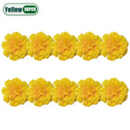 Artificial Carnation Marigold Flower for Diwali, Halloween, and Day of The Dead Party