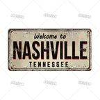 Welcome To USA City Car Plate