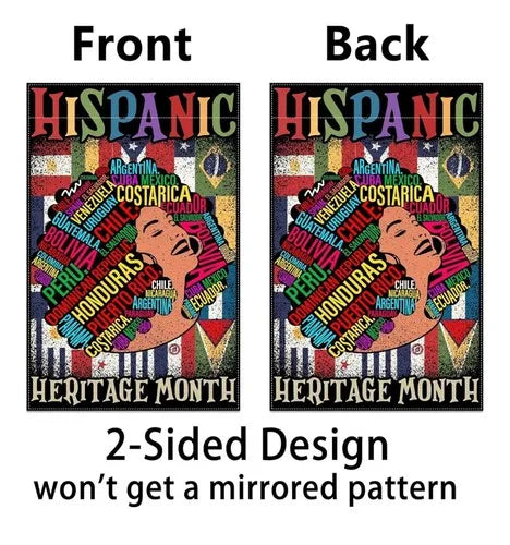 Hispanic Heritage Month Garden Flag