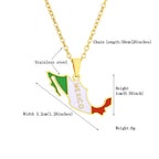 Mexico Map Pendant