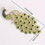 Luxury and fashionable peacock pin