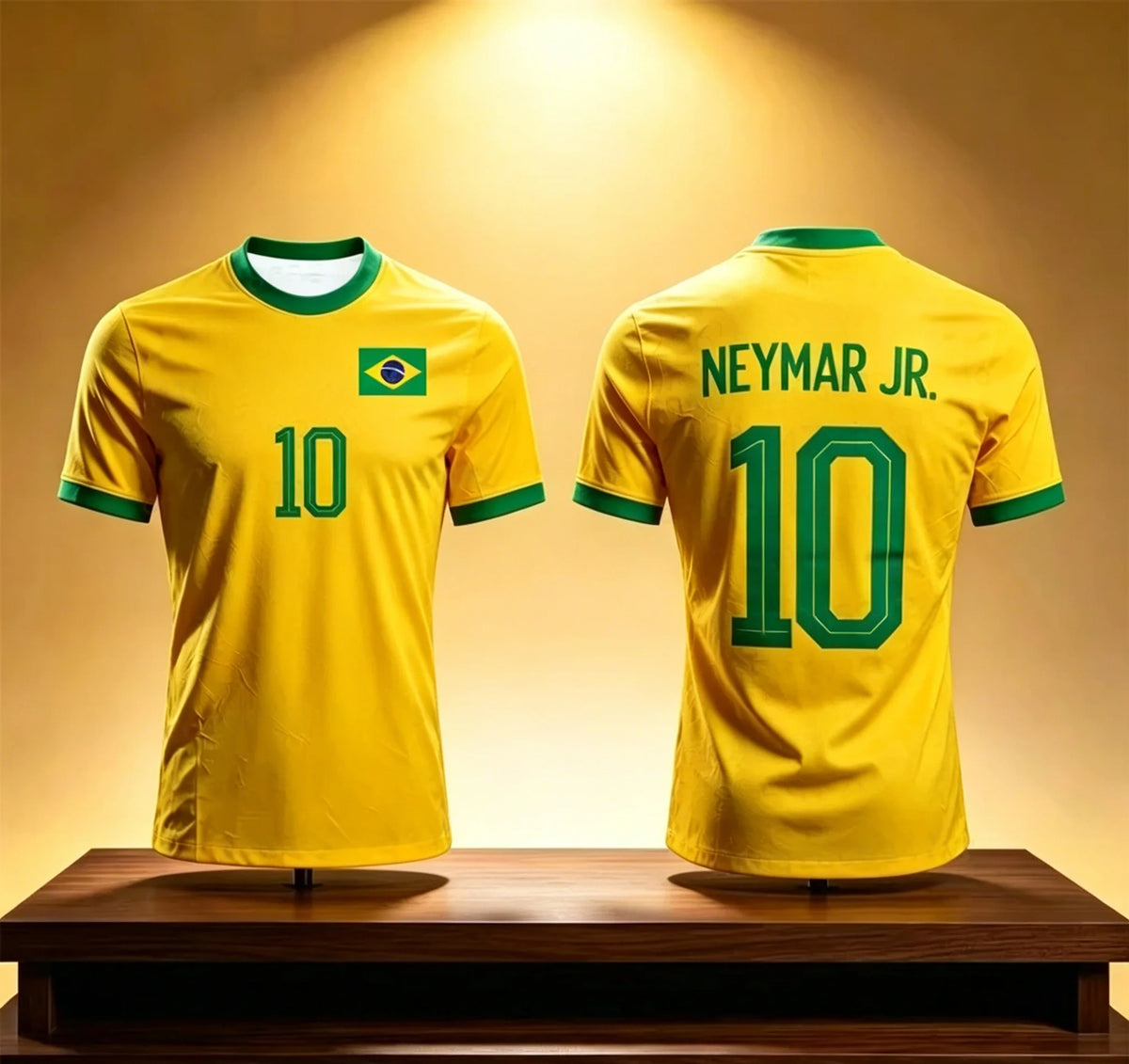 Brazil Neymar Soccer Jersey Tee