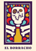 Mexican Skeleton Wall Art Canvas Painting Day of The Dead