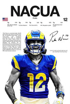 Classic American Football Sports Star Art Poster