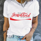 Jesus Enjoy christ Print T-Shirt