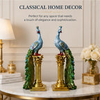 Luxury Couple Peacock Statue Sculpture