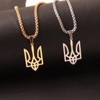 Ukraine Emblem Necklace