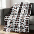 Southwestern Geometric Flannel Blanket Native American