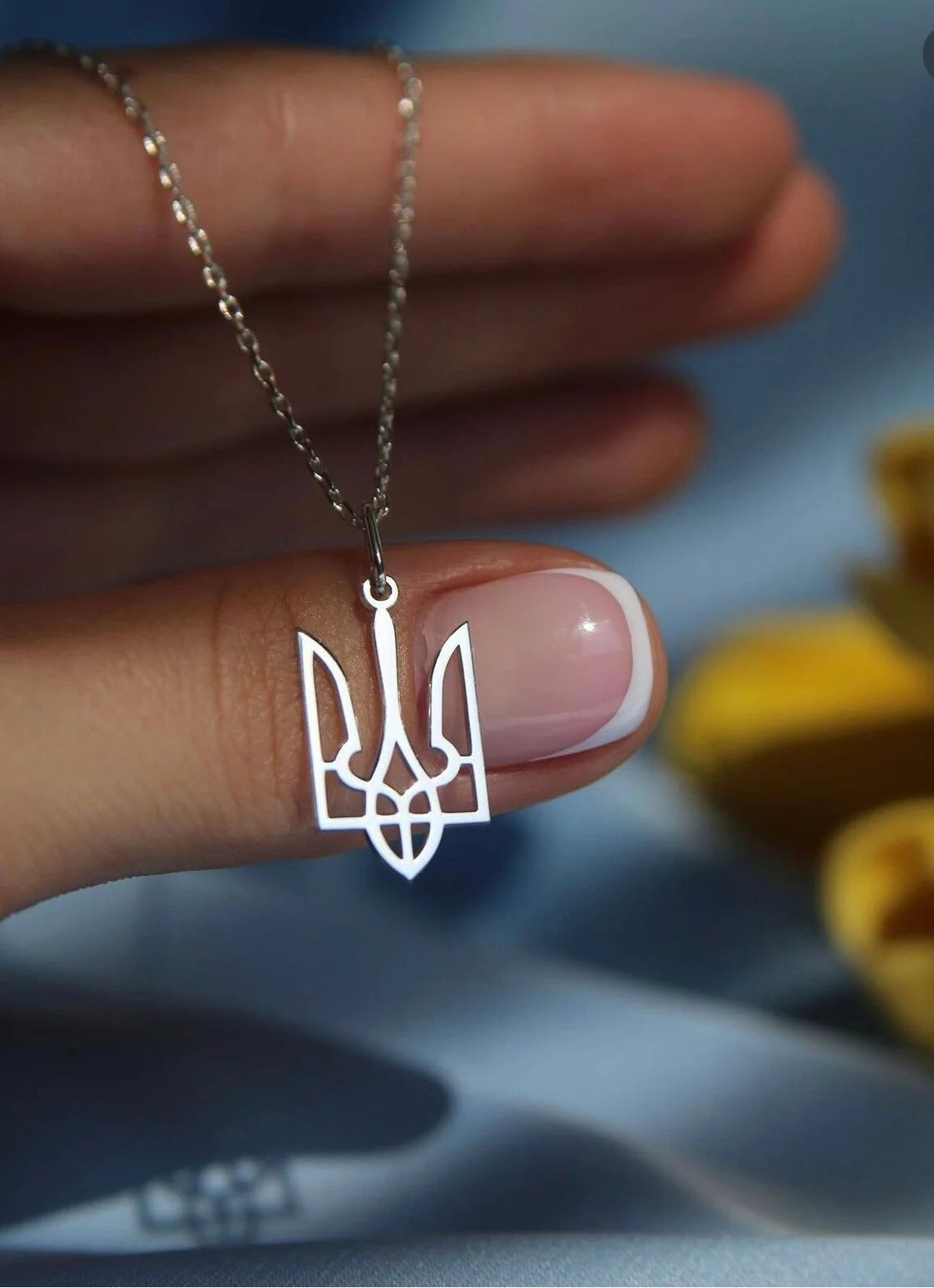 Ukraine National Emblem Necklace