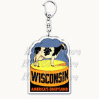 US Travel Keychain