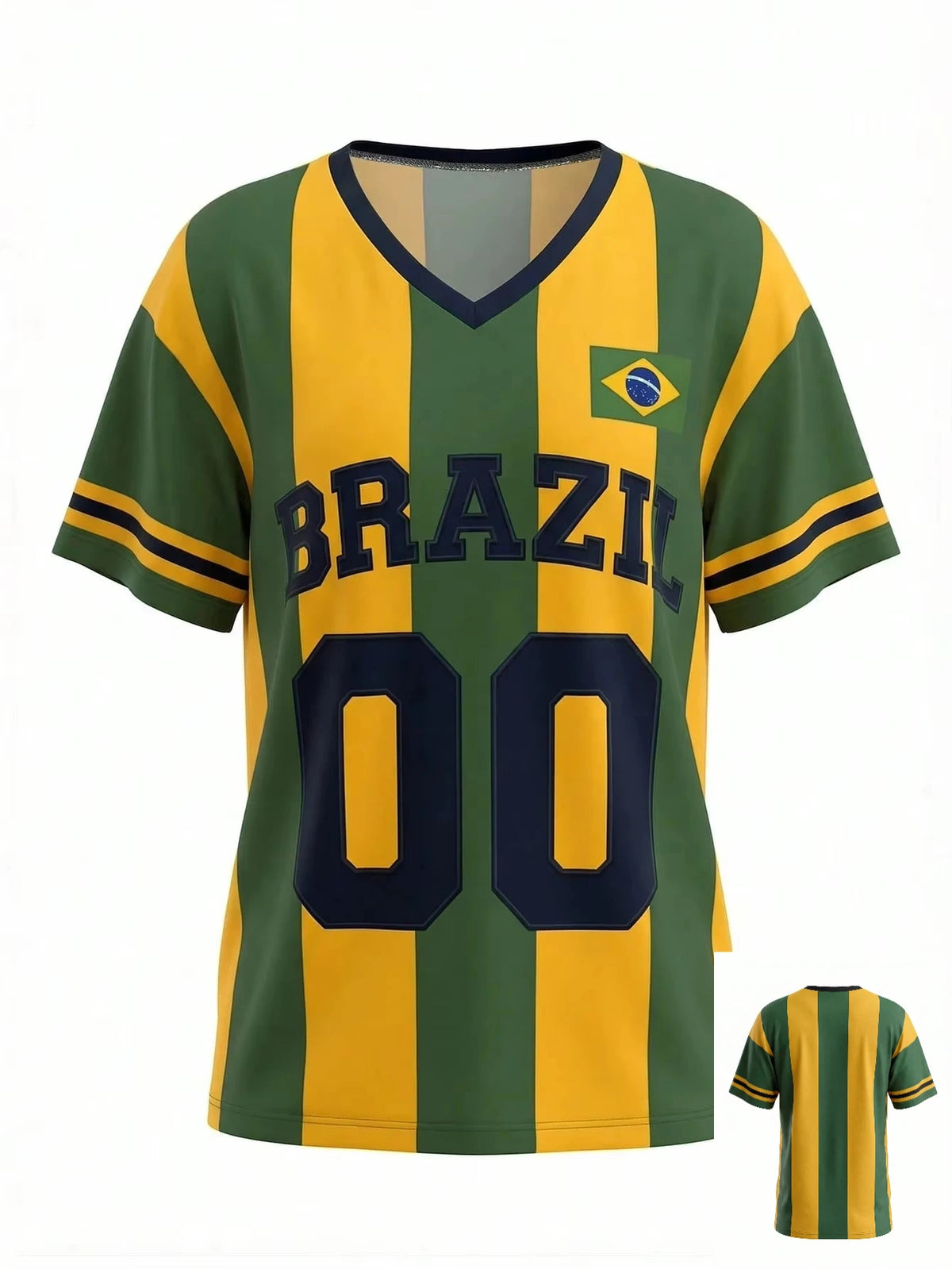 Brazil Style Jersey Unisex Top