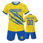 Custom Ukraine Kids Soccer Jersey