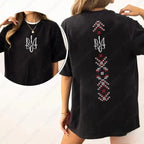 Ukraine Flag Shirt Symbol Tryzub