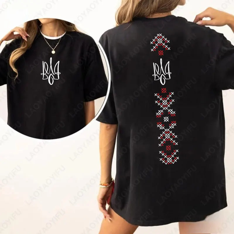 Ukraine Flag Shirt Symbol Tryzub