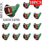 10/12PCS  Wholesale Embroidery Patches Rugby for Clothing