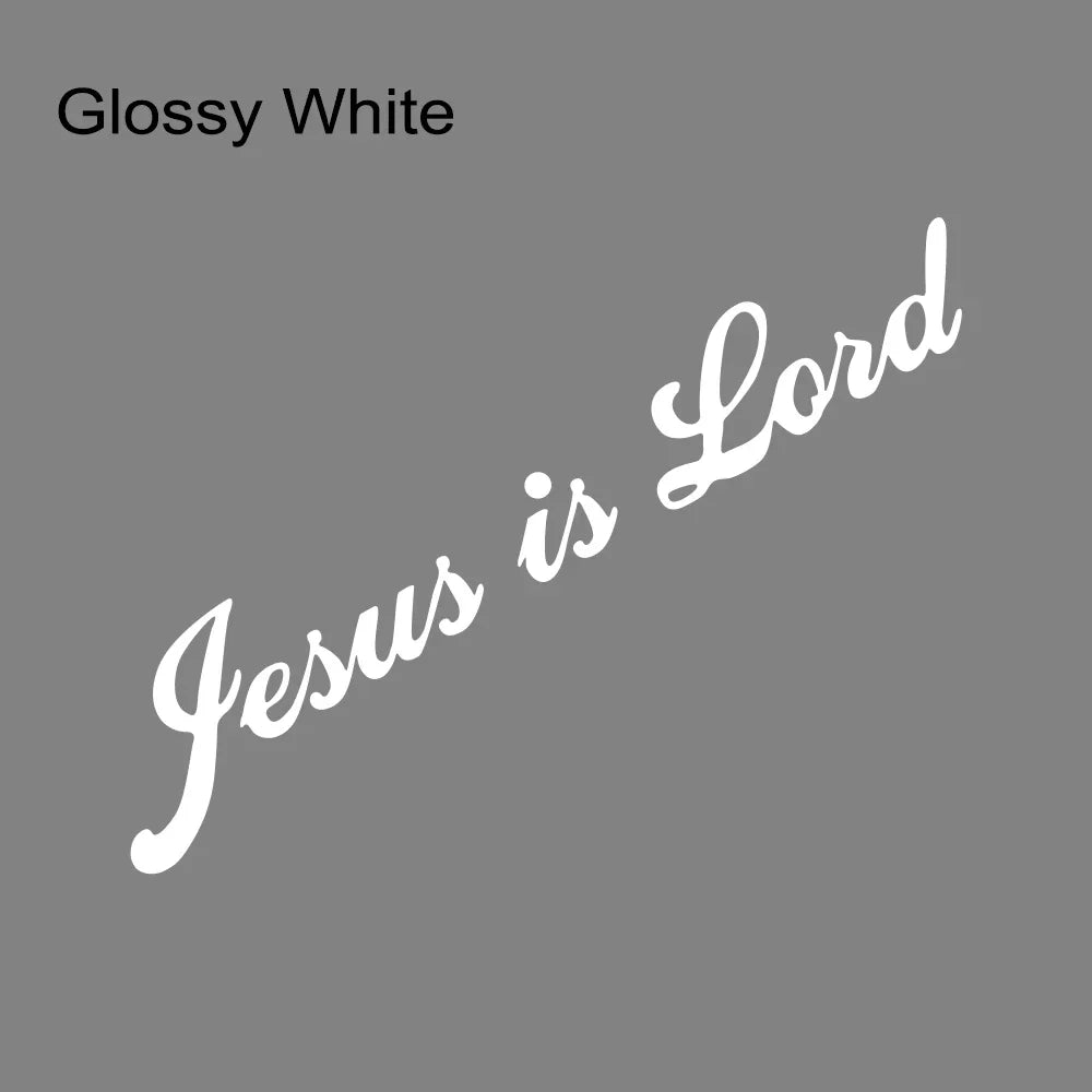 Jesus Is Lord Sticker Car