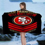 San Francisco 49er Team Big Microfiber Beach Towels