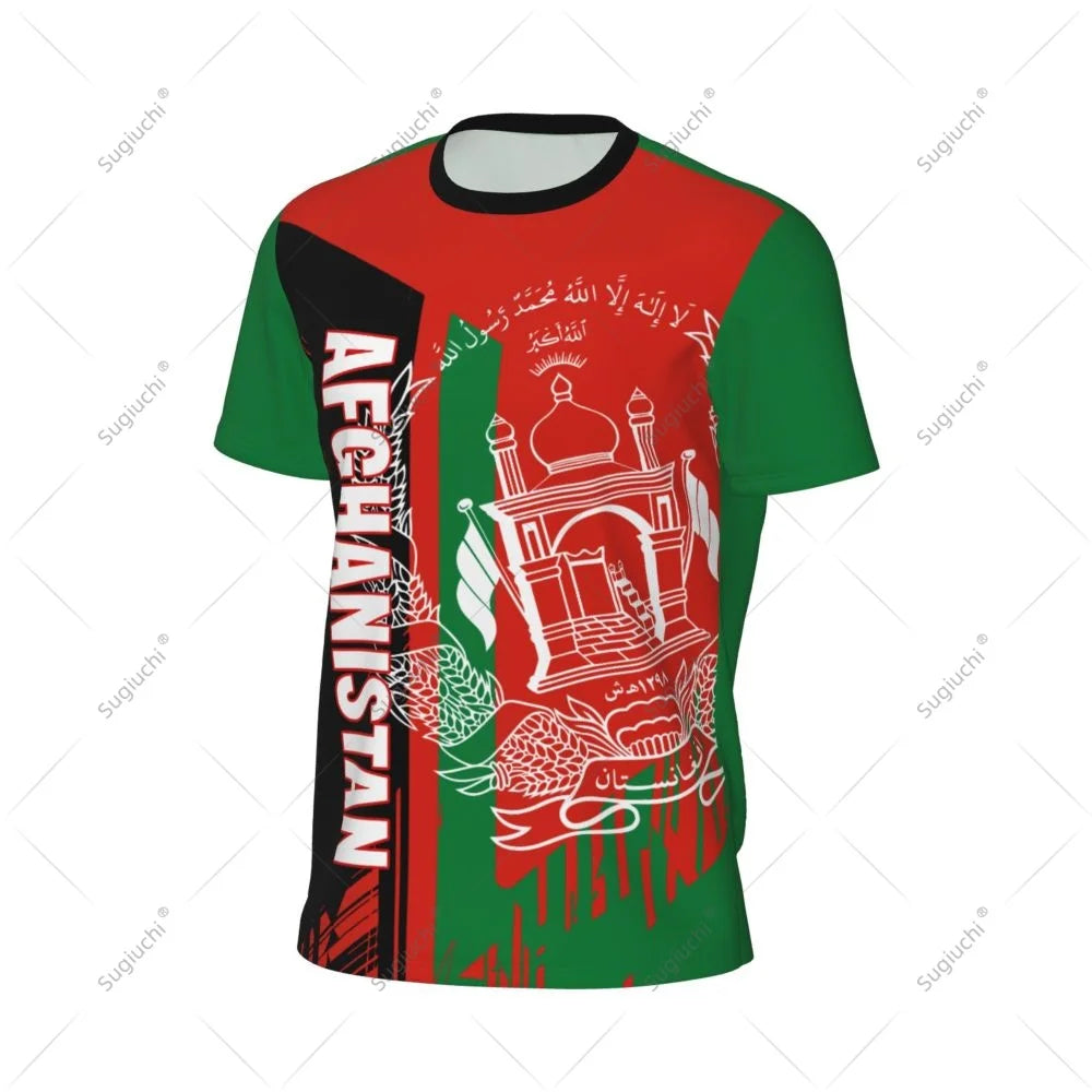 Afghanistan Flag Men Sports T-shirt