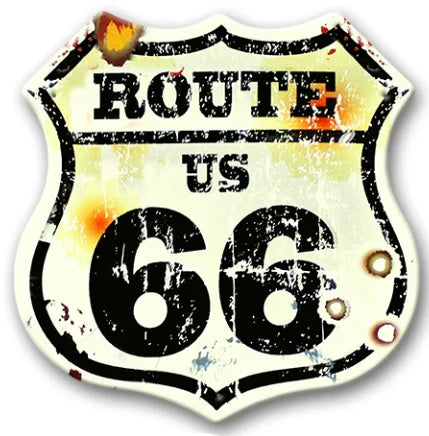Route 66 America Signs Vintage Metal