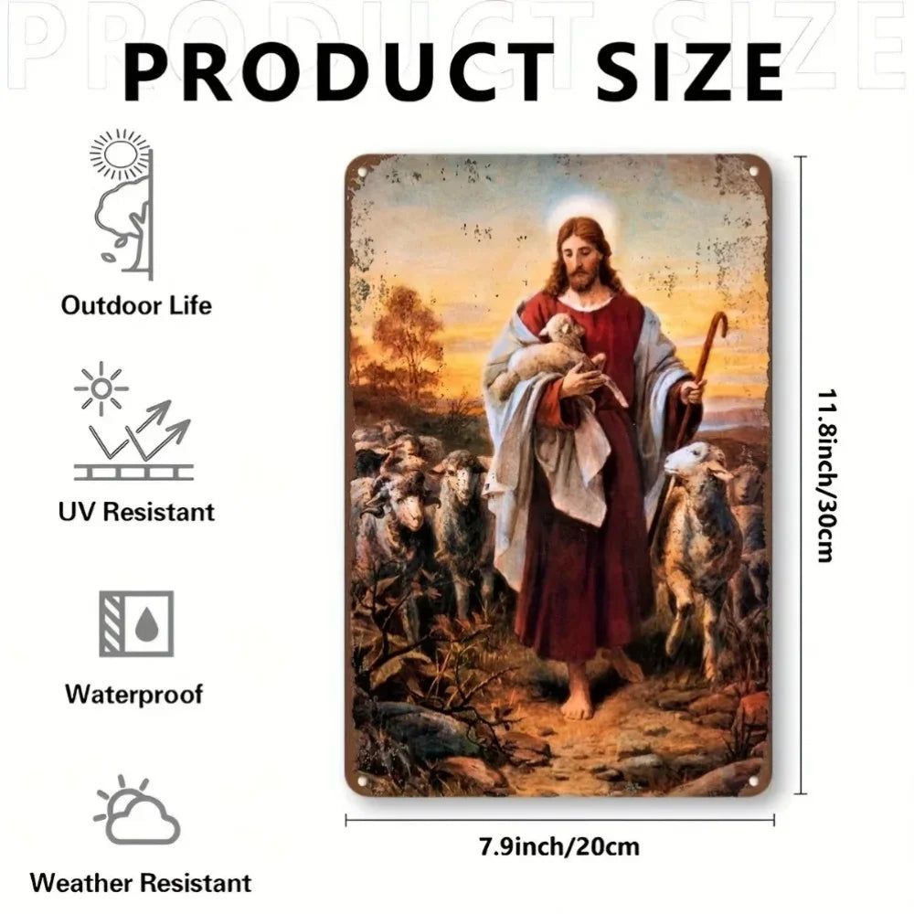 Jesus Wall Art Metal Print