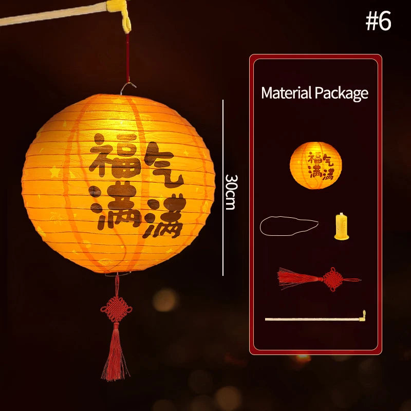 Paper Lantern Hanging Decorations Mid- Autumn Festival