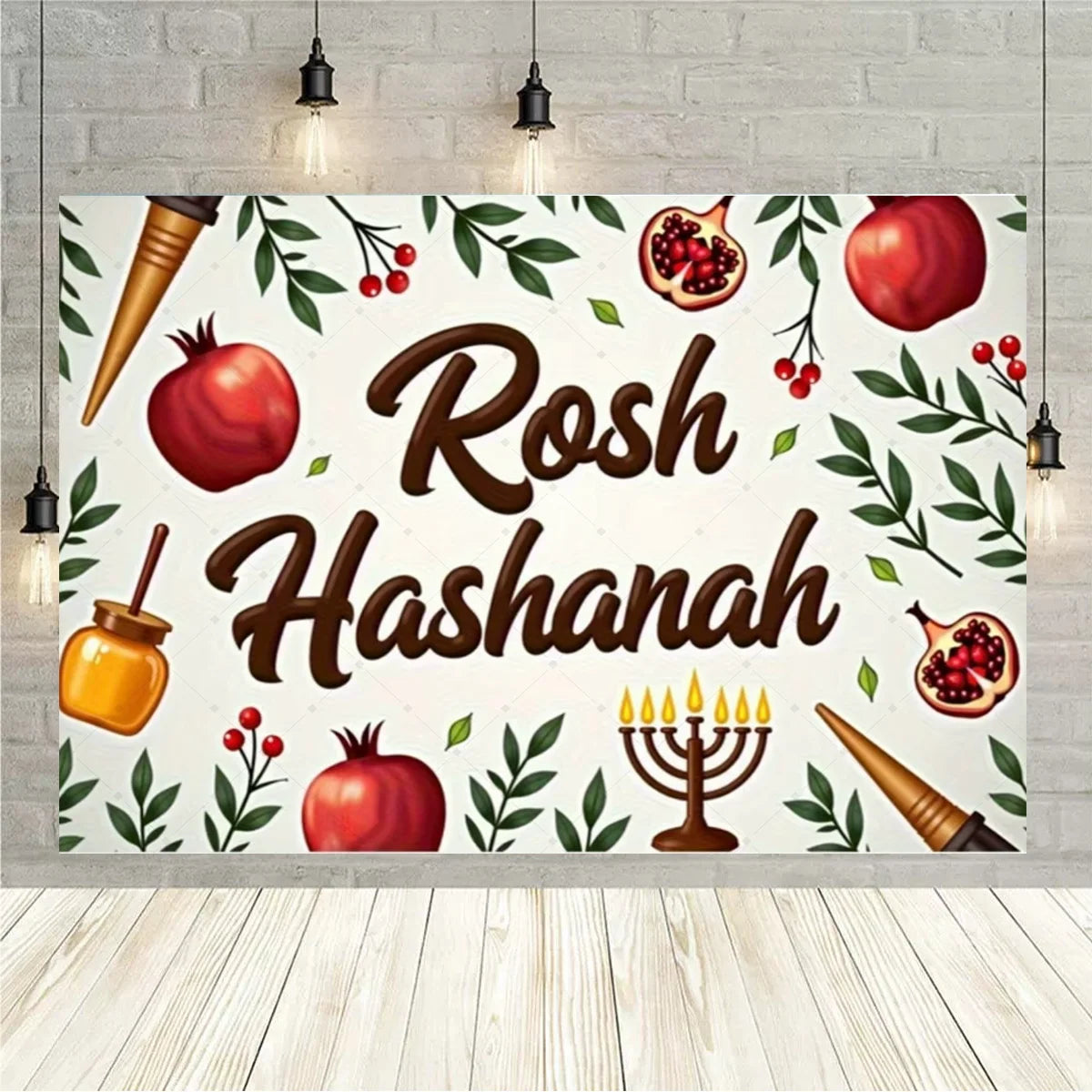 Happy Purim Rosh Hashanah Jewish New Year Background Carnival Festivals