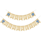 Happy Hanukkah Banner for Garland Bunting Chanukah Festival Party