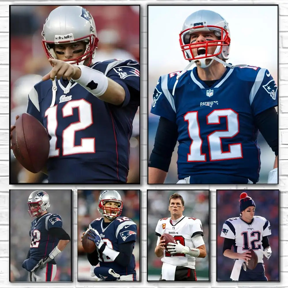 Actor T-Tom Brady Poster Wall