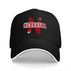 Nebraska Cornhuskers Black Baseball Cap