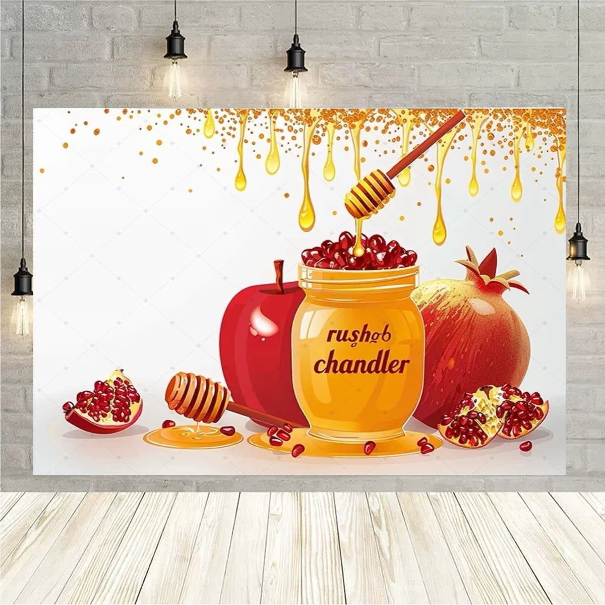 Happy Purim Rosh Hashanah Jewish New Year Background Carnival Festivals