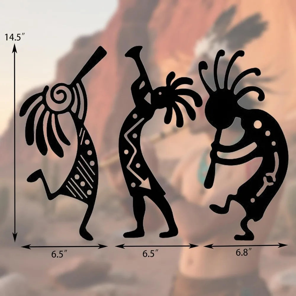 Metal Wall Art Decor, Native American